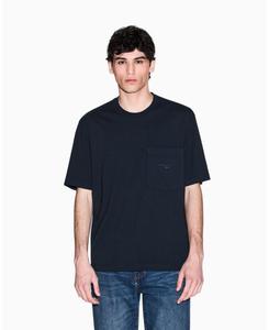 Мужская футболка с графическим принтом на спине A|X Armani Exchange, Deep Navy