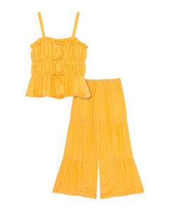 Комплект льняных брюк Truce Metallic, оранжевый