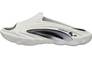 Покемон x Спортивные шлепанцы Унисекс Черно-белые VEIDOORN, Стиль Пикачу (Черный Белый) + Баскетбольные носки 1 пара (Случайный цвет дизайна)