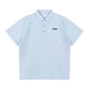 Юань Сен Легкая роскошь Серия Wrangler Поло Unisex Jeep, Темно-синий