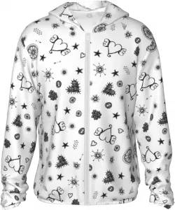 Толстовка Hearts с защитой от солнца, с длинными рукавами, легкая спортивная, на молнии