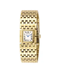 Женские кварцевые часы Mayamar 49477 с двумя стрелками и белым циферблатом Invicta, gold