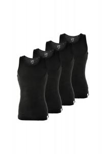 Мужские майки, 4 шт., двойная резинка MUSTANG, цвет Schwarz Large