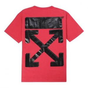 Футболка x champion mens virgil abloh champion tee red Off-White, красный