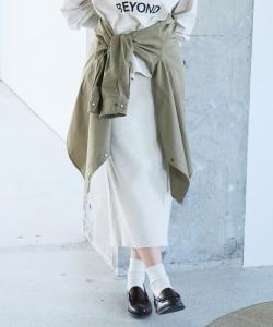 Ребристая юбка Bayflow, цвет Ivory Glitter 52