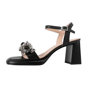 Сандалии с одним ремешком женские WUDASHU, Black