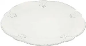 Тарелка обеденная ITALICA PALLINI D. 28см белая керамика Virginia Casa CERAMICHE VIRGINIA