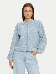 Джинсовая рубашка обычного кроя Vila, синий