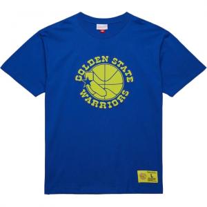 Mitchell Ness Футболка Mitchell & Ness x NBA Golden State Warriors Neon Nights мужская Blue