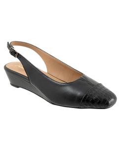 Женские туфли на танкетке Dea Trotters, Black croco