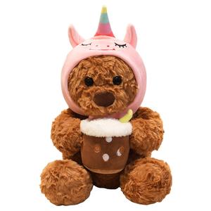 Милые плюшевые медведи трансформеры, высота 22см/32см FANNIKEER