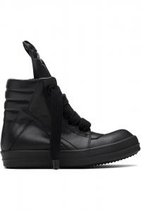 Rick Owens Черные кроссовки Temple Geobasket