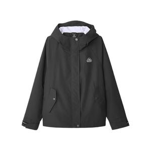 Skechers Женская ветровка для горного и дикого отдыха, Carbon Black 0018