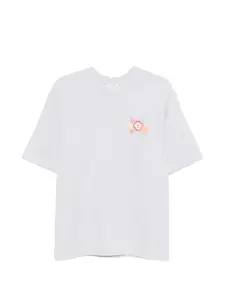 Футболка свободного кроя с круглым вырезом Casablanca, серый