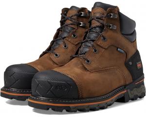 Мужские ботинки Timberland PRO Boondock водонепроницаемые кожаные, коричневый