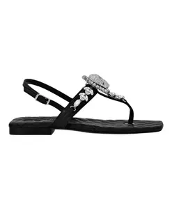 Плоские сандалии Philipp Plein, черный