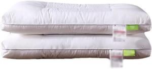 WEIWO Подушка ортопедическая шейная с наполнителем капок и хлопковым чехлом