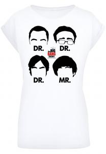 Футболка с принтом BIG BANG THEORY TV SERIE DOCTORS AND F4NT4STIC, белый