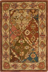 SAFAVIEH Heritage Collection ковер 61 x 92 см Beige / Beige HG316A ручной работы традиционный восточный премиум шерсть