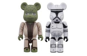 BE@RBRICK Yoda EP2 & Clone Trooper EP2 2 Pack Multi