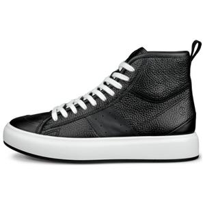 Ecco Высокие женские кроссовки, черно-белые