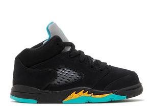 Кроссовки AIR JORDAN 5 RETRO TD 'AQUA', черный