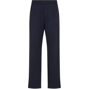 ARMANI EXCHANGE AE FW24 вязаные спортивные штаны облегающая версия мужские marine blue