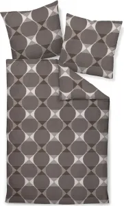 Комплект постельного белья Janine Design Mako-Satin 87103 JD Цвет серо-коричневый Размер 155x200+80x80 Original Janine