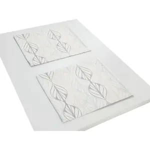 Платцсет Wave из органического хлопка, сделано в Германии Adam, натуральный/светло-серый/бежевый