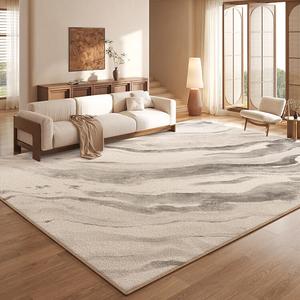 Budis Ковер 160х230 см для гостиной/спальни, светлый люкс, французский винтажный стиль, моющийся, с каменным узором, утолщенный, [Waterproof And Stain-Resistant]