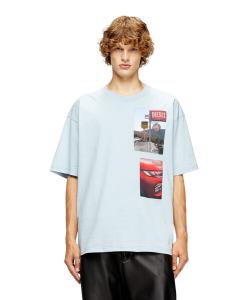 Мужская футболка T-BOXT-T3 DIESEL, светло-голубой
