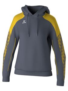 Толстовка erima, цвет slate grey/gelb