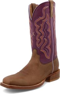 Женские ботинки Twisted X Tech X 11" с широкой квадратной ноской, с технологией CellStretch и Tech X, Ginger & Vintage Violet