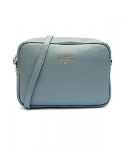 Сумка женская Patrizia Pepe кожаная через плечо, синий