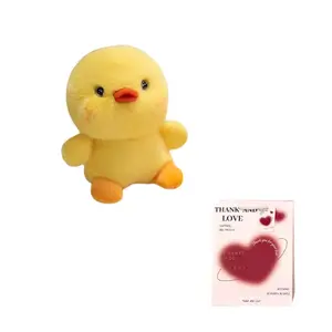 Антистрессовая кукла, мультяшная милая плюшевая кукла высотой 17см Dolls and bears dance, Chick