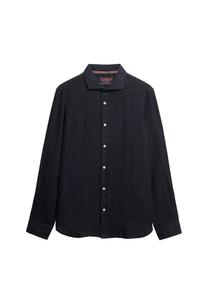 Рубашка на пуговицах классического кроя Superdry Vacation, темно-синий