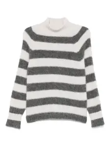 Свитер с пайетками Antonelli, белый