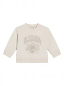 Толстовка с логотипом Dolce & Gabbana Kids, нейтральный