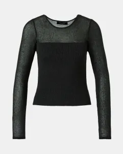 Женский однотонный вискозный свитер Tintoretto, черный