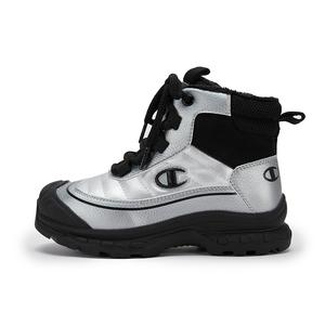 Champion Kids Термические ботинки High Top для детей Silver Black, возраст 3-7 лет