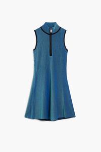 платье в вертикальную полоску