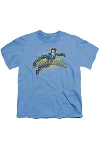 Футболка с коротким рукавом для подростков Batman Nightwing Burst Gildan, синий