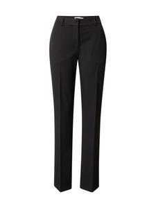 Брюки Samsøe Samsøe Boot cut Pleated Pants Lota, черный