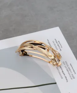 Металлическая заколка для волос Three Four Time/Cross Multi-Fit, цвет Gold