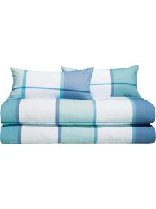 Мягкое махровое постельное белье, комплект из 4 предметов, синего цвета Erwin Müller, 135x220 см (80x80 см)