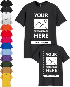 Футболка Gildan Custom с принтом