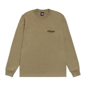 Футболка Stussy Rollers Long-Sleeve Tee 'Olive'