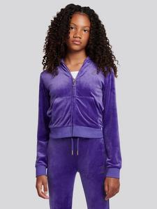 Детская худи с молнией и стразами Juicy Couture, Purple