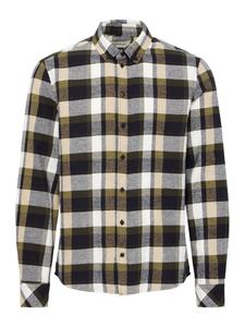 Рубашка на пуговицах классического кроя BLEND, темно-зеленый