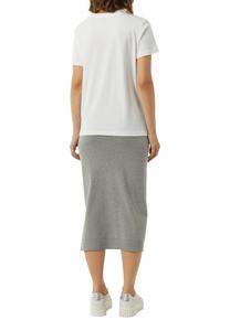 Футболка с принтом comma, белый